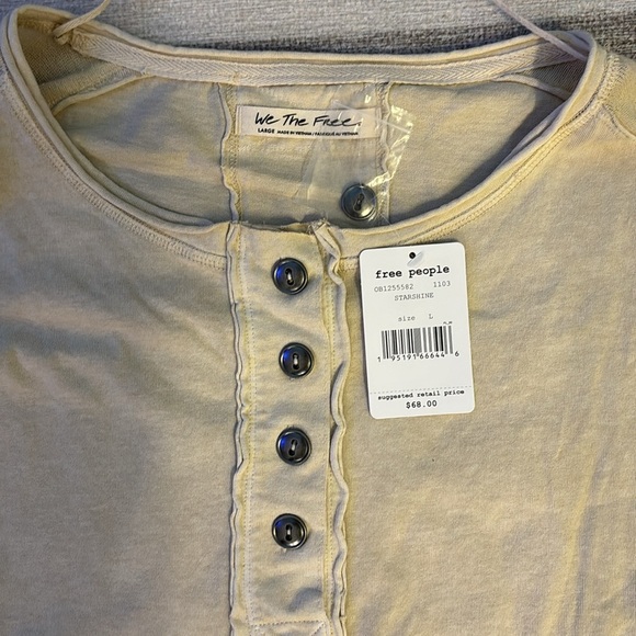 NWT Free People Melodi Henley - Picture 2 of 4